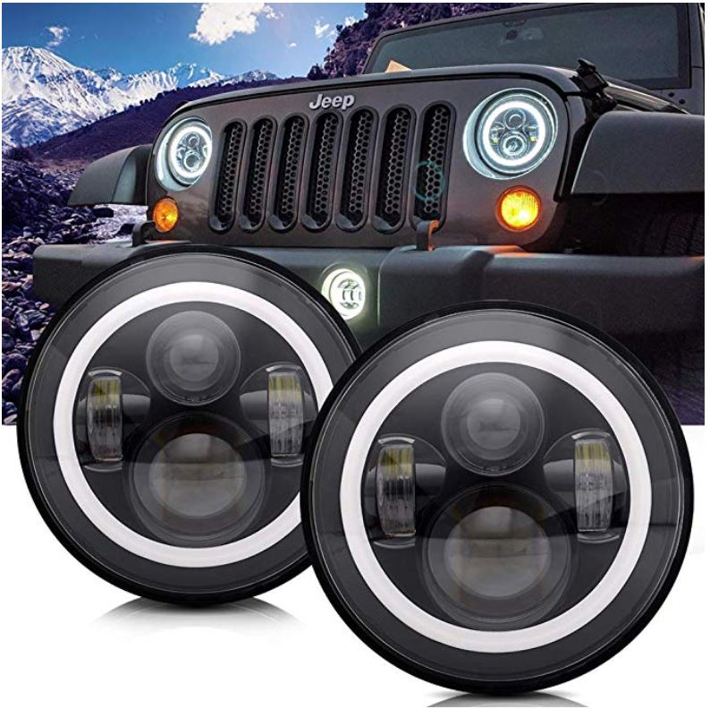 Brawlee™ Jeep Wrangler TJ/LJ/JK/JKU LED Halo Daytime Running Light